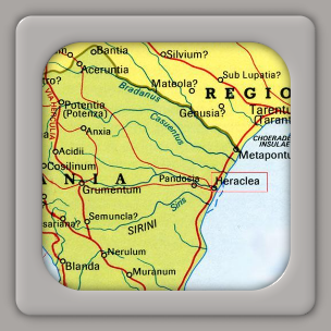 Una vecchia cartina della Basilicata
